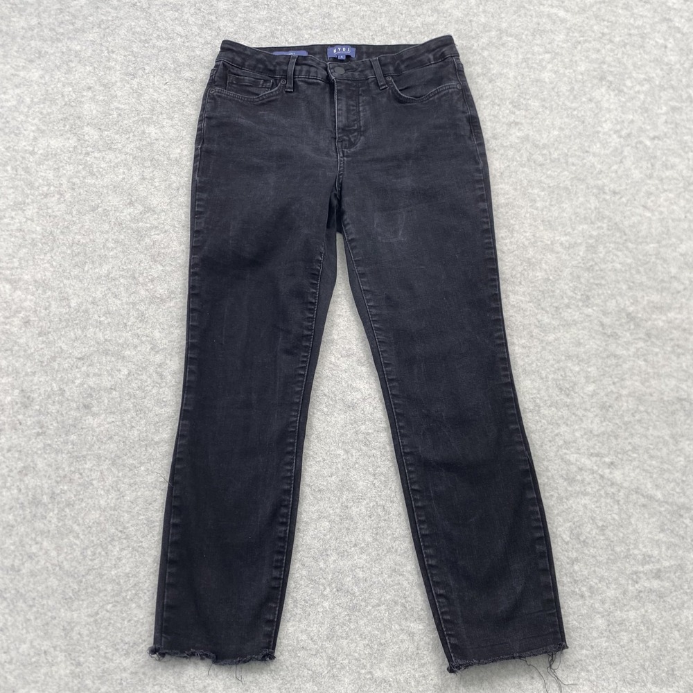 NYDJ Lift Tuck Skinny Jeans Womens 6 (29x23) Charcoal High Rise Stretch Denim